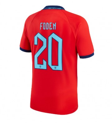 England Phil Foden #20 Bortedrakt VM 2022 Kortermet